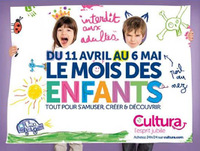 Le mois des enfants Cultura et Petit Ours Brun