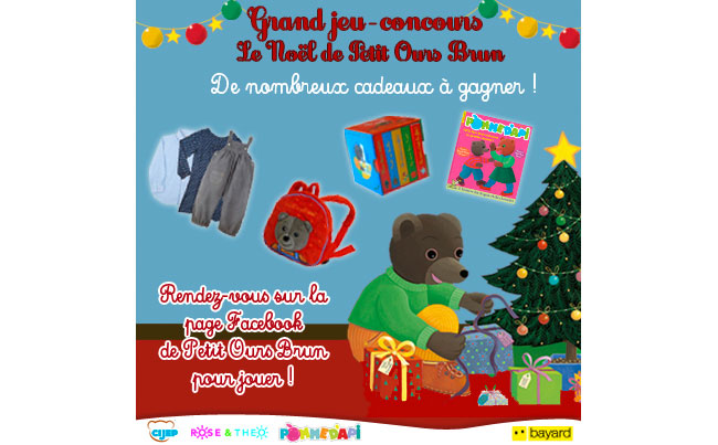 Grand jeu-concours Le Noël de Petit Ours Brun