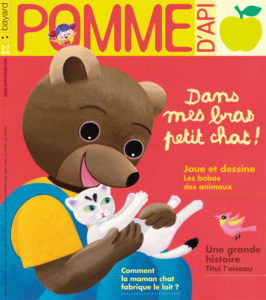 couverture du magazine Pomme d'Api avec Petit Ours Brun