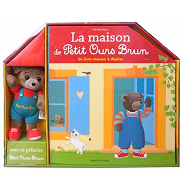 Livre Petit Ours Brun - Livre objet, la maison et la peluche de Petit Ours Brun - La maison de Petit Ours Brun