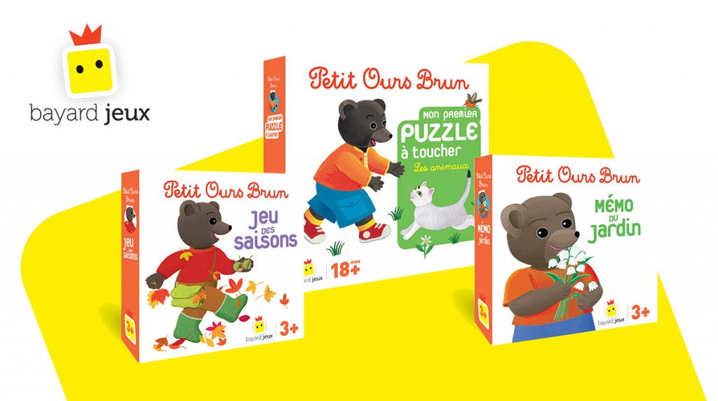 Catalogue : les jeux de société Petit Ours Brun, mémo, jeu des saisons