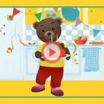 Une video d'anniversaire Petit Ours Brun personnalisée pour votre enfant