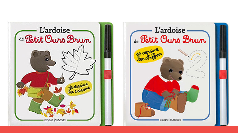 Livres ardoises de Petit Ours Brun