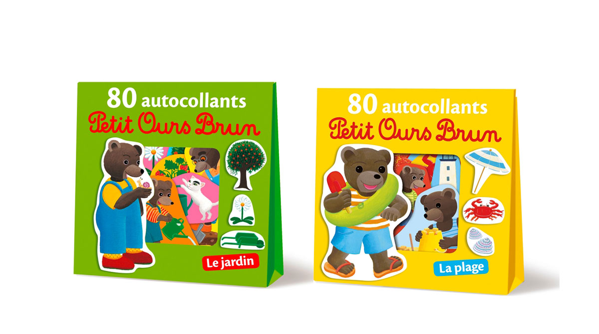 Catalogue : les livres avec autocollants de Petit Ours Brun