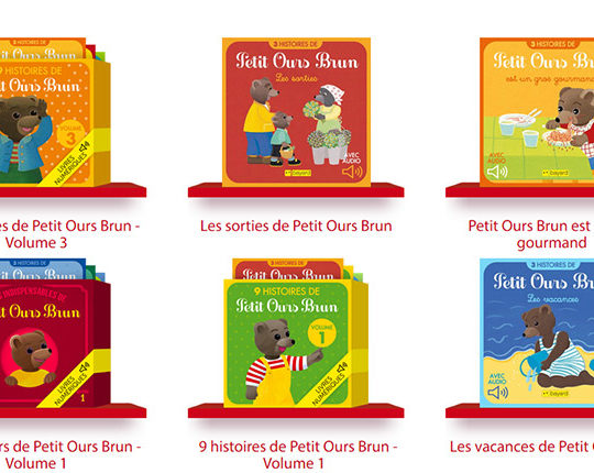 Catalogue : les jeux de société Petit Ours Brun, mémo, jeu des saisons