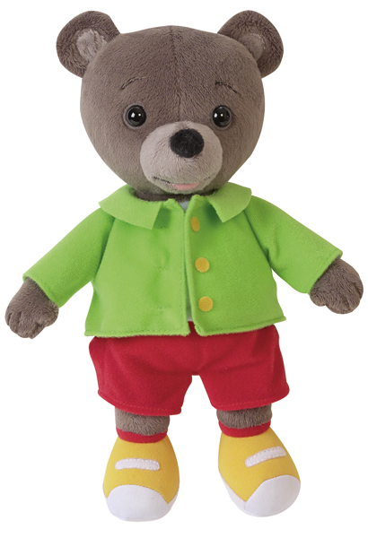 Peluche - Petit labrador brun, Peluche et marionnette