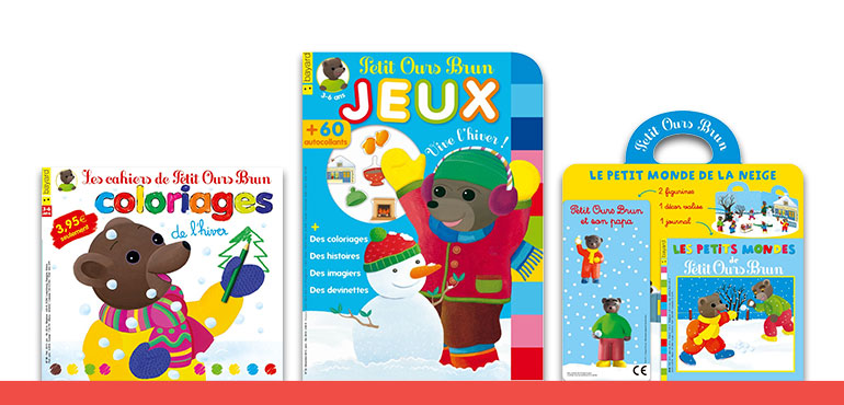 L'hiver arrive dans les kiosques avec Petit Ours Brun !