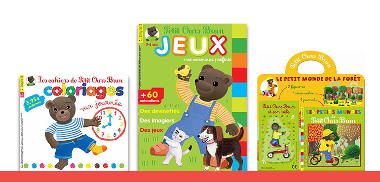 Les magazines Petit Ours Brun pour la rentrée