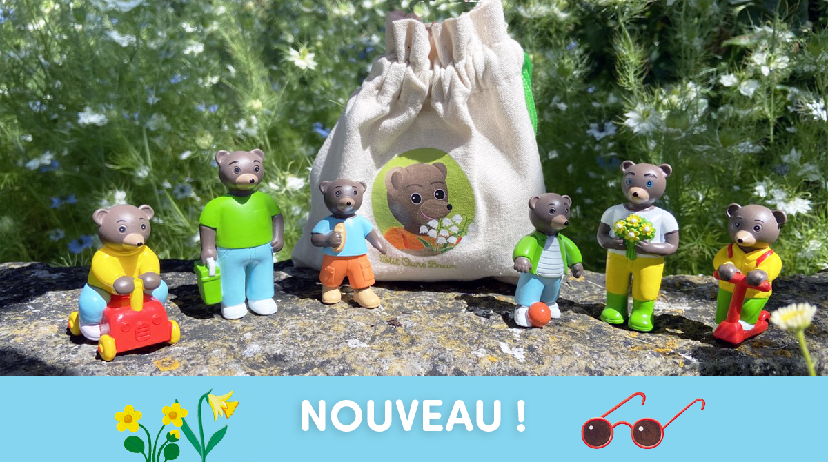 Visuel des figurines Petit Ours Brun - promeande